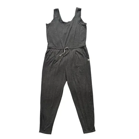 Vuori Jogger Women’s Medium Gray Romper Athleisure Yoga Travel Lounge Minimalist - Picture 1 of 16